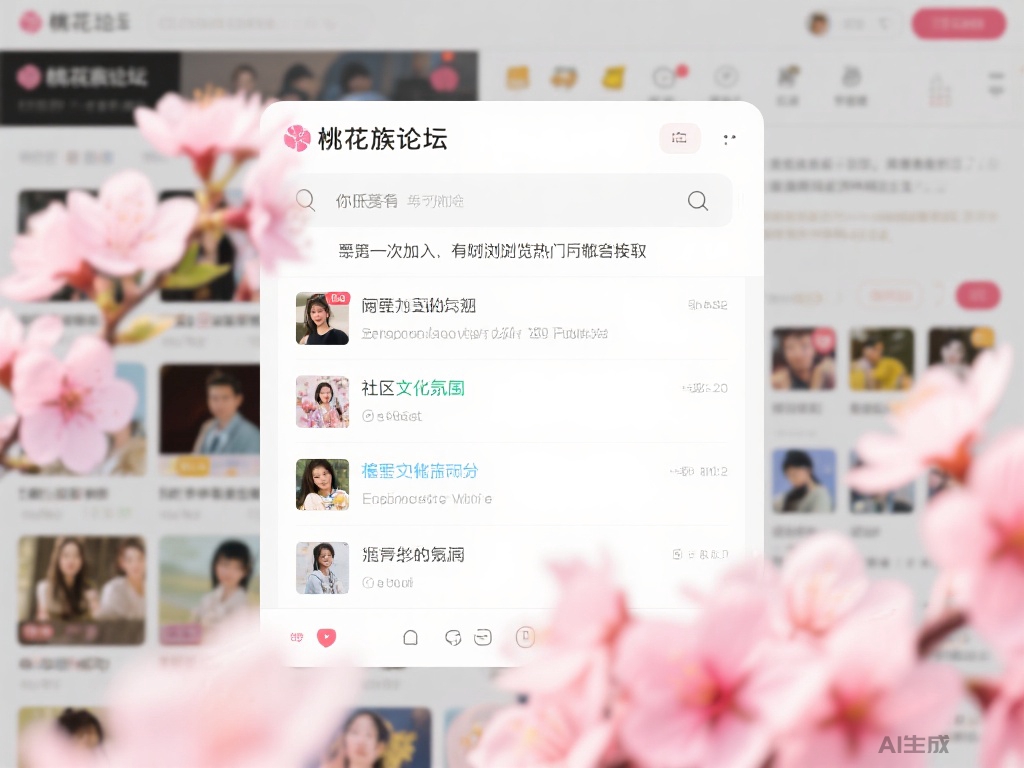 桃花族论坛：分享生活点滴与情感交流的温馨家园